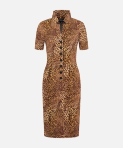 ML Collections ladies dress Sherry Camel Fantasy 87870-71